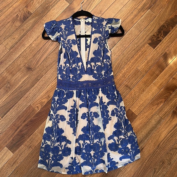 For love and lemons - blue temecula short sleeve dress - Picture 5 of 8